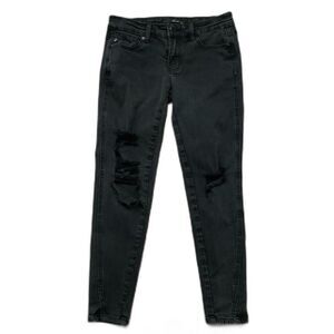 KanCan Black Distressed Skinny Jeans Size 26